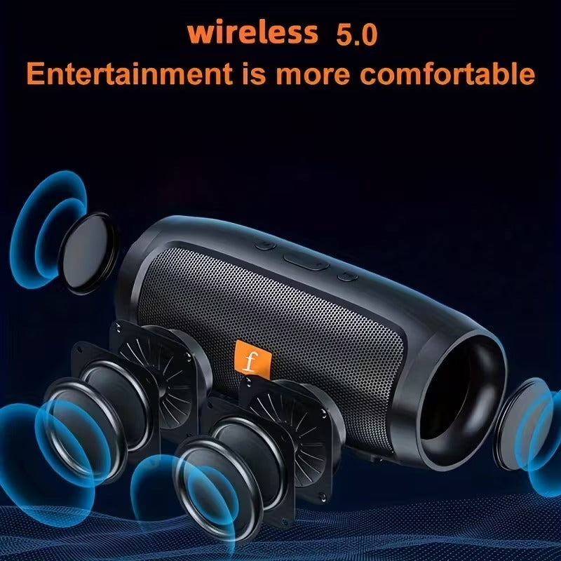 NNETM Wireless Speaker Dual Subwoofer Home Car