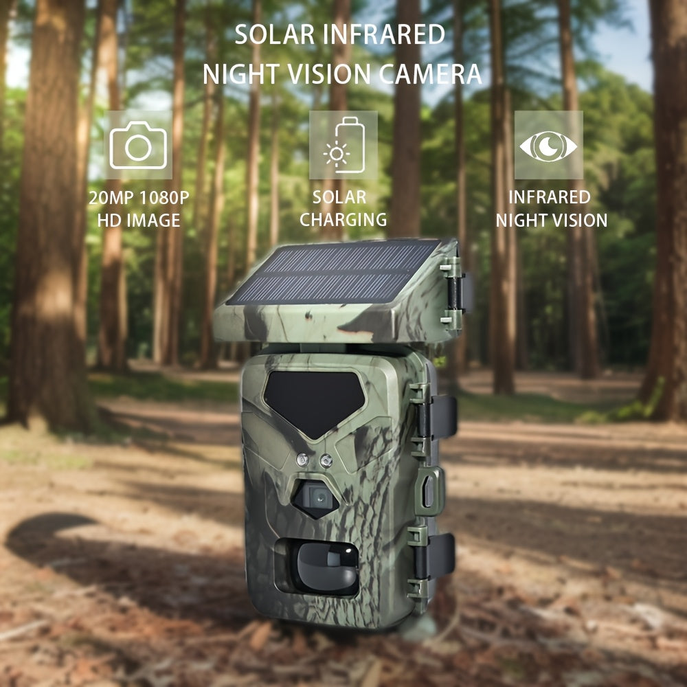 Solar Infrared Wildlife Security Camera (20MP)