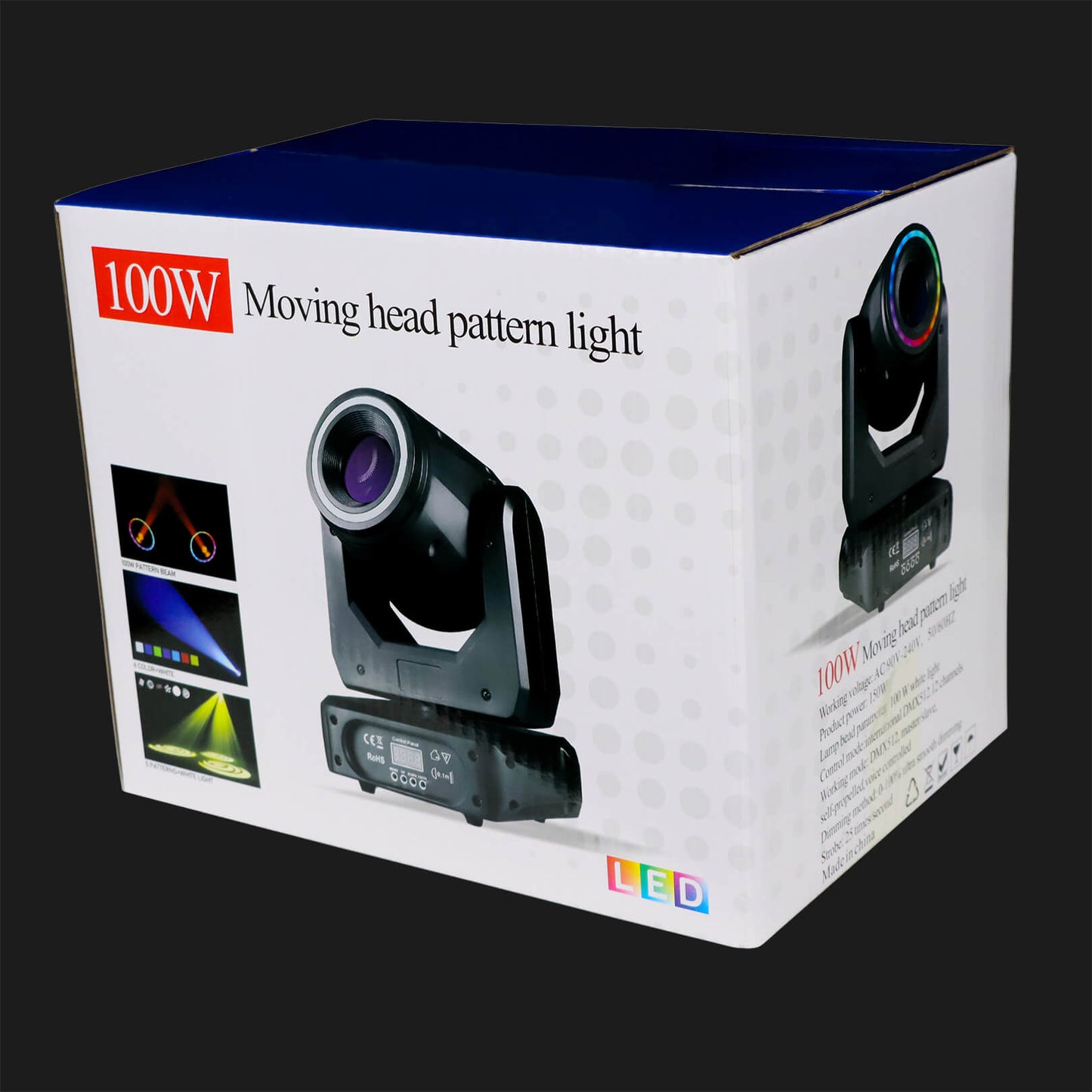 DJ Moving Head Light Pair 150W Mini LED Spot KTV