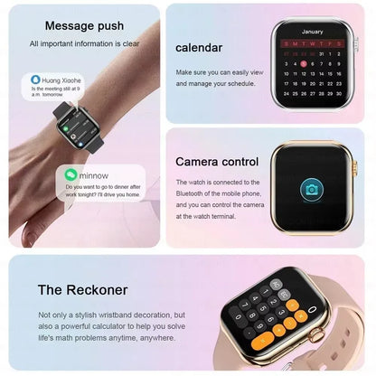 New GPS Smart Watch Series 10 For Apple Watch 10 Memory Music Video Bluetooth Call Waterproof NFC Smartwatch For Android IOS