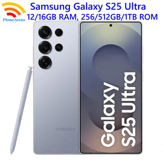Samsung Galaxy S25 Ultra 5G S938U1 6.9" 12/16GB RAM 256/512GB/1TB ROM Snapdragon NFC Octa Core Original Unlocked AI Cell Phone