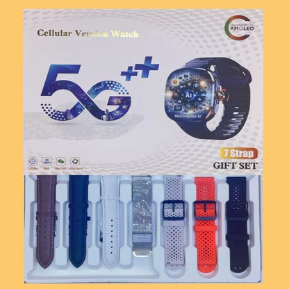 New M99 5G Cellular Version Smartwatch 2.4inch Amoled Larger Screen Android Smart Watch With Rotary Camera Sim Card Slot WIFI