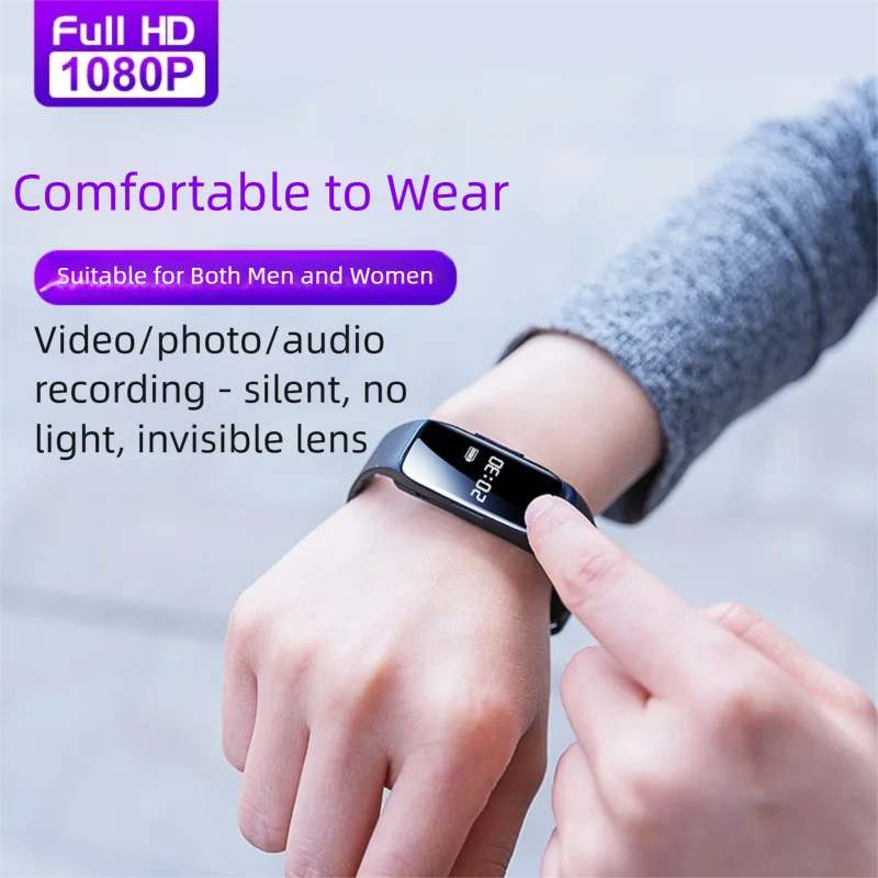 NNEOBA Wristband Camera Watch HD Portable Recorder
