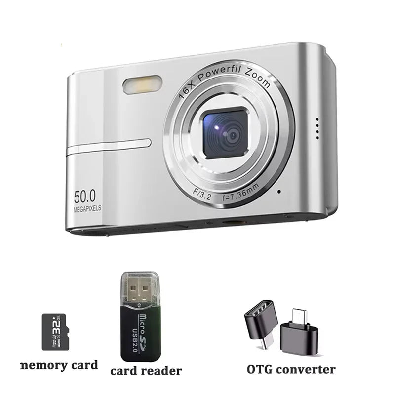 NNEOBA Digital Camera HD Video Recorder Silver
