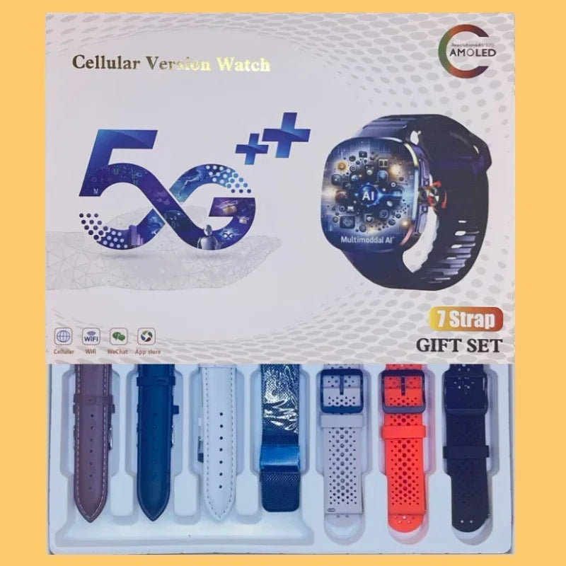 New M99 5G Cellular Version Smartwatch 2.4inch Amoled Larger Screen Android Smart Watch With Rotary Camera Sim Card Slot WIFI