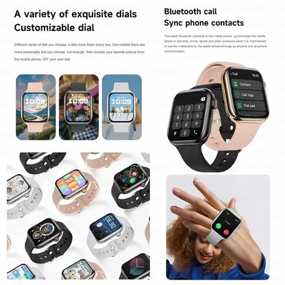 New GPS Smart Watch Series 10 For Apple Watch 10 Memory Music Video Bluetooth Call Waterproof NFC Smartwatch For Android IOS