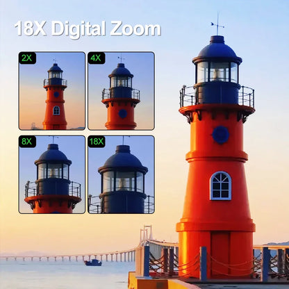 NNEOBA Digital Camera with 3.0 Flip Screen White