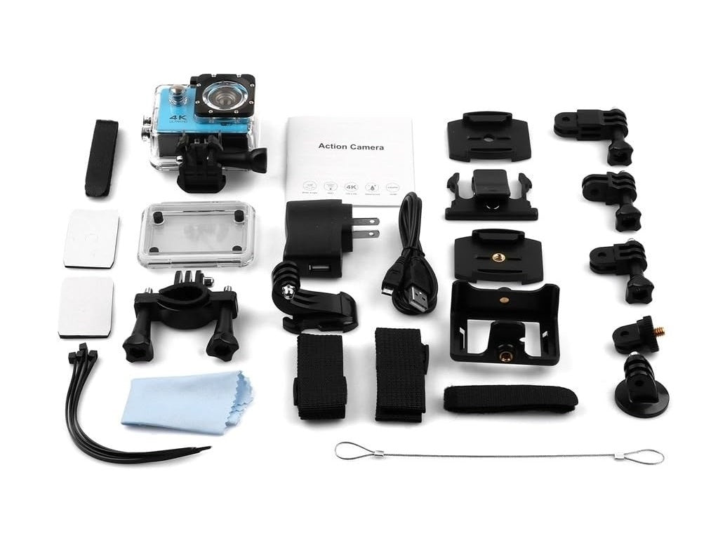 NNEDSZ BDI New Action Camera 4K wifi sports DV Cam Blue