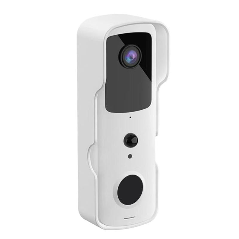 NNEDSZ Smart Wifi Video Doorbell With Two-Way Intercom & Night Vision - Black