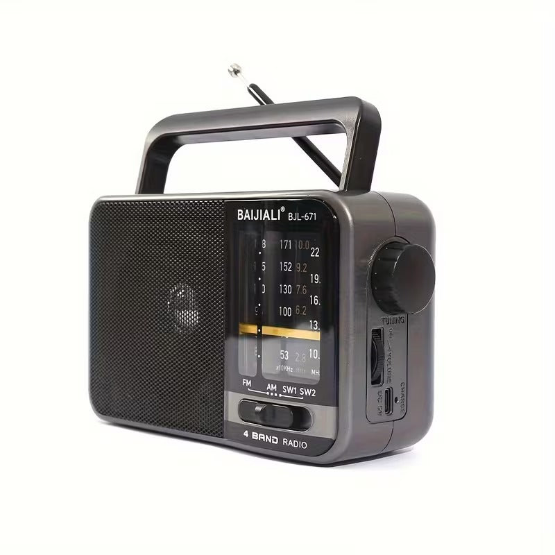NNETM Portable AM/FM/SW Radio with Voice Recorder