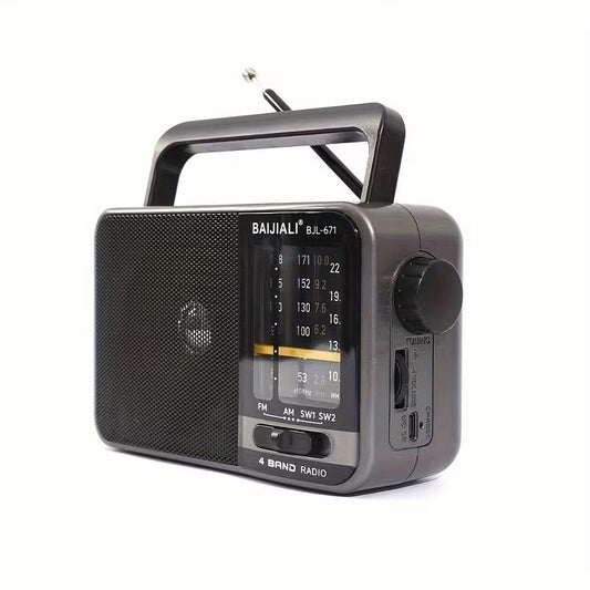 NNETM Portable AM/FM/SW Radio with Voice Recorder